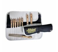 Albion Engineering 258-G01 9-Piece Classic Spatula Set in Tool Wrap