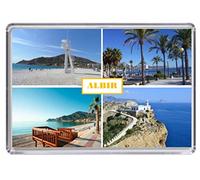 Albir Costa Brava Spain Souvenir Acrylic Fridge Magnet (Standard: 70x45mm)