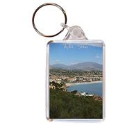 Albir - Spain - Costa Blanca - Double Sided Large Keyring Name Tag Key Ring Chain Fob Novelty Gift/Present