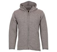 Albmerino - Boiled Wool Hooded Jacket - Wool jacket size L, grey
