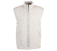 Albmerino - Boiled Wool Stand-up Collar Vest - Wool vest size XL, grey/white
