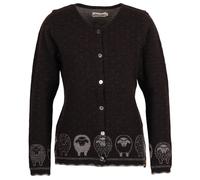Albmerino - Women's Cardigan Sheep - Wool jacket size XS, black