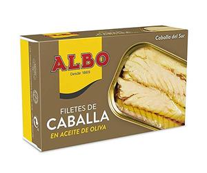 Albo Fillets Mackerel South Olive Oil - 120 G Neto - Pack of 6 units