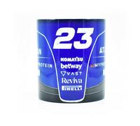 Albon #23 2025 Mug - Formula Racing Cars - Alex - Sainz - Gift Ideas - Coffee & Tea Cup - 300ml - Merch - William -Souvenir - Home Office Decor - Fun Fans - Blues White & Carbon Fiber - Race Team