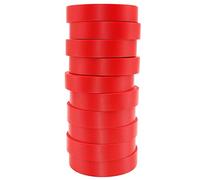ALBOYI 10 Rolls Red Electrical Tape, 15mm x 15m Self-Adhesive PVC Insulation Tape for Wire Repair, Cable Protection and Securing Holiday Lights
