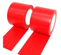 ALBOYI 2 Rolls Electrical Insulation Tape, 50mm x 15m PVC Flame Retardant Waterproof Insulating Tape for Wiring, Cable Protection and Electrical Repairs (Red)