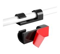 ALBOYI 40 Pack Black Cable Clips Adhesive Wire Holders, Car Dash Cam & Home Office Cable Organiser, Self-Adhesive Cord Tidy Management Clips for Desk, Wall, TV, USB Charger & PC Wires