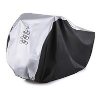 ALBOYI Bike Cover for 3 Bikes, Waterproof Dustproof Cycle Bicycle Rain Cover, Cycle Cover Outdoor Resistant UV Protection for Mountain Bike, Road Bike Outside Storage