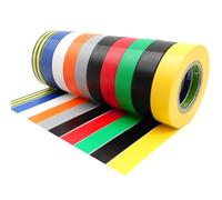 ALBOYI Multi Coloured Electrical Tape, Waterproof Insulation Tape PVC Electrical Insulating Tape, Adhesive Electric Tape for Repairing Broken Wires, Masking (10, 17mm x 20m)