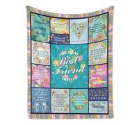 Albrayst Best Friend Forever Blanket, Bestie BFF Soul Sister Graduation Gift Ideas for Women, 40"x 30"
