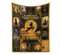 Albrayst Halloween Blanket Witch's, Halloween Decor Gifts Blanket for Couch, Sofa, Bed, Living Rooms, 40"x30"