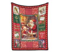 Albrayst Santa Claus Christmas Blanket, Cozy Flannel Blankets Party, Sofa, Bed, Living Room 30"x40"
