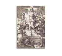 Albrecht Dürer Artwork Poster Work《the Resurrection》 Painting On Canvas Wall Art Scroll Picture Print Living Room Walls Decor Homes 12x18inch(30x45cm)