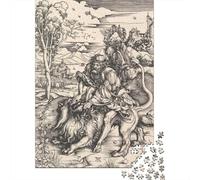 Albrecht Dürer Sketch Jigsaw Puzzles 1000 Piece, Museum Puzzles Large Puzzle Game, Fine Art Artwork, Educational Intellectual Decompressing Fun Game Toy