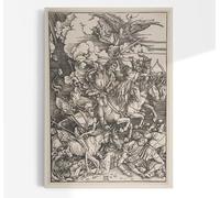 Albrecht Dürer The Four Horsemen from The Apocalypse | Antique Woodcut Painting, Old Vintage Print, Fine Wall Art Poster, Home Decor Artwork Picture