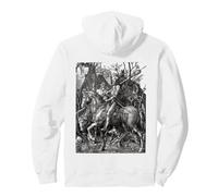 Albrecht Durer print on back Knight, Death and the Devil Pullover Hoodie