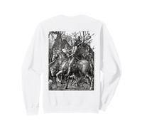 Albrecht Durer print on back Knight, Death and the Devil Sweatshirt