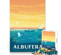 Albufera Valencia Spain Travel Art Print Puzzles for Teenagers 1000 Pieces Mind Power Easy Relaxation Uniform Edges Thoughtful Gift (38X52CM)