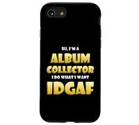 Album Collector Costume IDGAF Music Vinyl Record Collecting Case for iPhone SE (2020) / 7/8