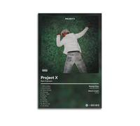 Album Cover Ken Carson Project XCanvas Poster Wall Art Poster for Room Living Room Study Aesthetics And DecorationUnframe-style 12x18inch(30x45cm)