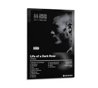 Album Cover Lil Skies Life Of A Black Rose Canvas Poster Wall Art Poster Suitable for Room Aesthetics And Decoration Bedroom And Living Room Frame-style 12x18inch(30x45cm)