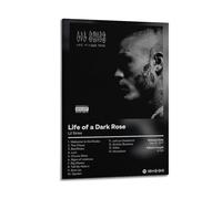 Album Cover Lil Skies Life Of A Black RoseCanvas Poster Wall Art Poster for Room Living Room Study Aesthetics And DecorationFrame-style 16x24inch(40x60cm)