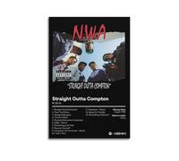 Album Cover NWA Straight Outta ComptonCanvas Poster Wall Art Poster for Room Living Room Study Aesthetics And DecorationUnframe-style 12x18inch(30x45cm)