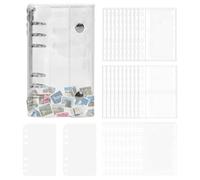 Album Folder Stickers - PVC Pet PP 25X20Cm 350G | Transparent Collection Pockets Organizer | Storage Display Stand | Documents Card