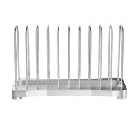 Album Holder, Metal Record Organizer for Vinyl Records - 10 Slots Desk Display Organizer Modern Design for Studio, Living Room, Bedroom, Classroom