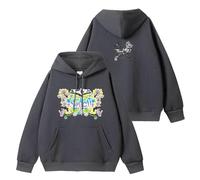 Album IveSwitch Hoodie Support Merch Sweatshirt Contton Hooded Top Star Style Sweatshirt(Gray,L)