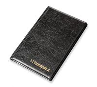 Album Mini Classic SCHULZ COIN ALBUM - 96 Coins 8 Pages x12 Pockets 35x35mm - 50p £1 £2 - Safe to Coins (Black)