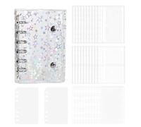 Album Organizer Stickers - Empty Transparent Holographic | Album for Stickers - for Study Notes Hand Drawings Postcards Girls Students Children Teenagers Travel School Room