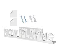 Album Wall Mount - Now Playing Acrylic Record Rack | Sturdy Record Rack for Display and Storage | Heavy Duty Wall Mounted Album Holder for Decoraz