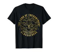 Albuquerque New Mexico Hot Air Balloon Value Graphic T-Shirt, Men, Black, M