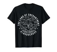 Albuquerque New Mexico Hot Air Balloon Value Graphic T-Shirt, Men, Black, S
