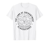 Albuquerque New Mexico Hot Air Balloon Value Graphic T-Shirt, Men, White, M