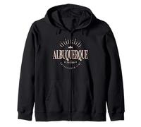 Albuquerque New Mexico Modern - Albuquerque NM Zip Hoodie