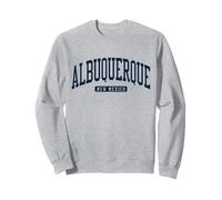 Albuquerque New Mexico NM College University Style Navy Sweatshirt