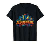 Albuquerque, New Mexico Skyline Souvenir - Graffiti T-Shirt