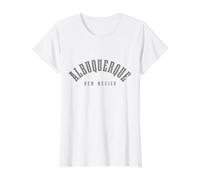 Albuquerque New Mexico Vintage Pride Value Graphic T-Shirt, Women, White, S