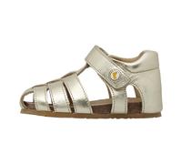 Alby Closed-toe Leather Sandals - female - Falcotto - Kids Sandals - Yellow - 18 EU - Kids 18 EU