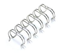 Albyco 3/8" Wire Binding Combs, Color Silver, 9.5mm (65 Sheets) - 100 Pack | Albyco Wire-O metal bindingcombs for professional document binding. Aesthetic, flexible, practical.