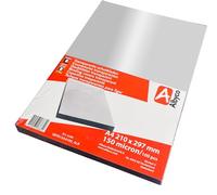 Albyco Transparent Glossy Covers, Thickness 0.15 mm/150 Micron, Format A4, 210x297 mm, PVC Cover, Binding Cover, PVC Plates, Covers