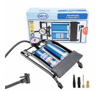 Alca Foot Air Pump For Car BIke Double Cylinder 7 Bar 100 Psi Extra Stabil A202000