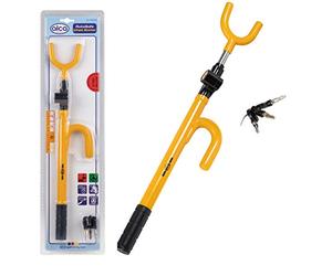 Alca Germany Double Hook Car Steering Wheel Lock with 3 Keys Wheel Blocker Anti-Theft Locking Safety Device A302000