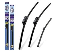alca Germany Set of 3 Windscreen Wiper Blades Super Flat Front and Rear 26" 20" 16"W Fits Volvo C30 2006-2009