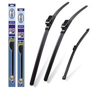 alca Germany Set of 3 Windscreen Wiper Blades Super Flat Front Rear 24"20"SL/TL 15"X5 Fits BMW X5 2007-2013 ASF2420SL/TL15X5