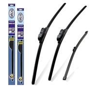 alca Germany Set of 3 Windscreen Wiper Blades Super Flat Front Rear 26"20"TL 15"X5 Fits Volvo XC60 2009-2010 ASF2620TL15X5
