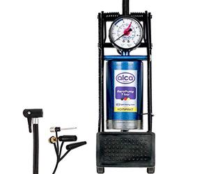 Alca Germany Single Cylinder Compact Foot Air Pump Floor Inflator Car Bike Inflatables A201200