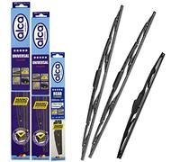 Alca Germany Universal Windscreen Wiper Blades 22" 17" 14" Front Rear Set Fits Mazda 2 2015-2021